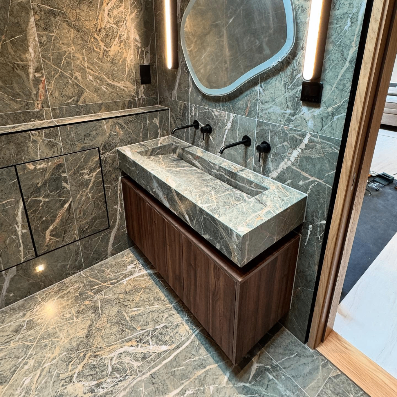 Bespoke porcelain basin project seven