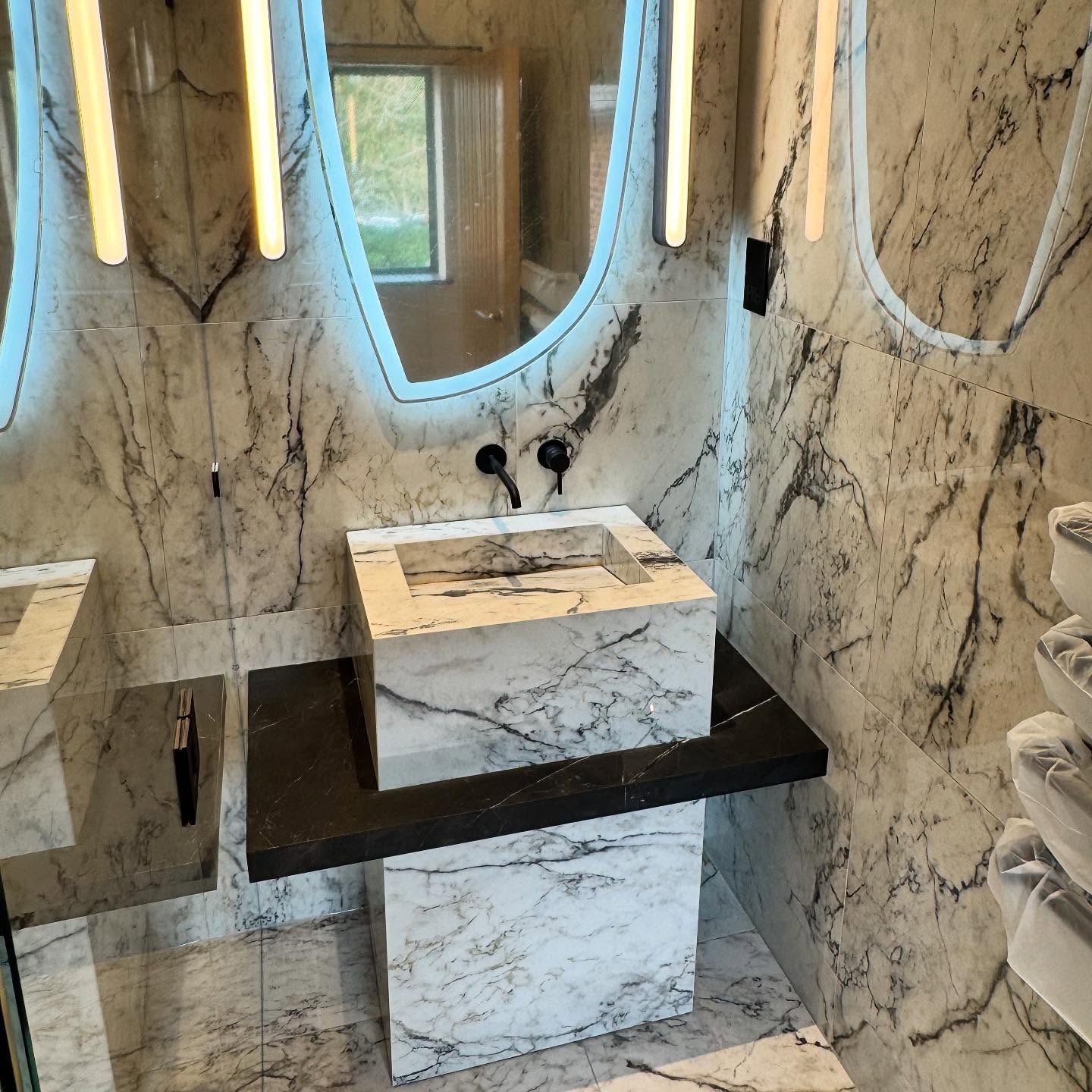 Bespoke porcelain basin project nine
